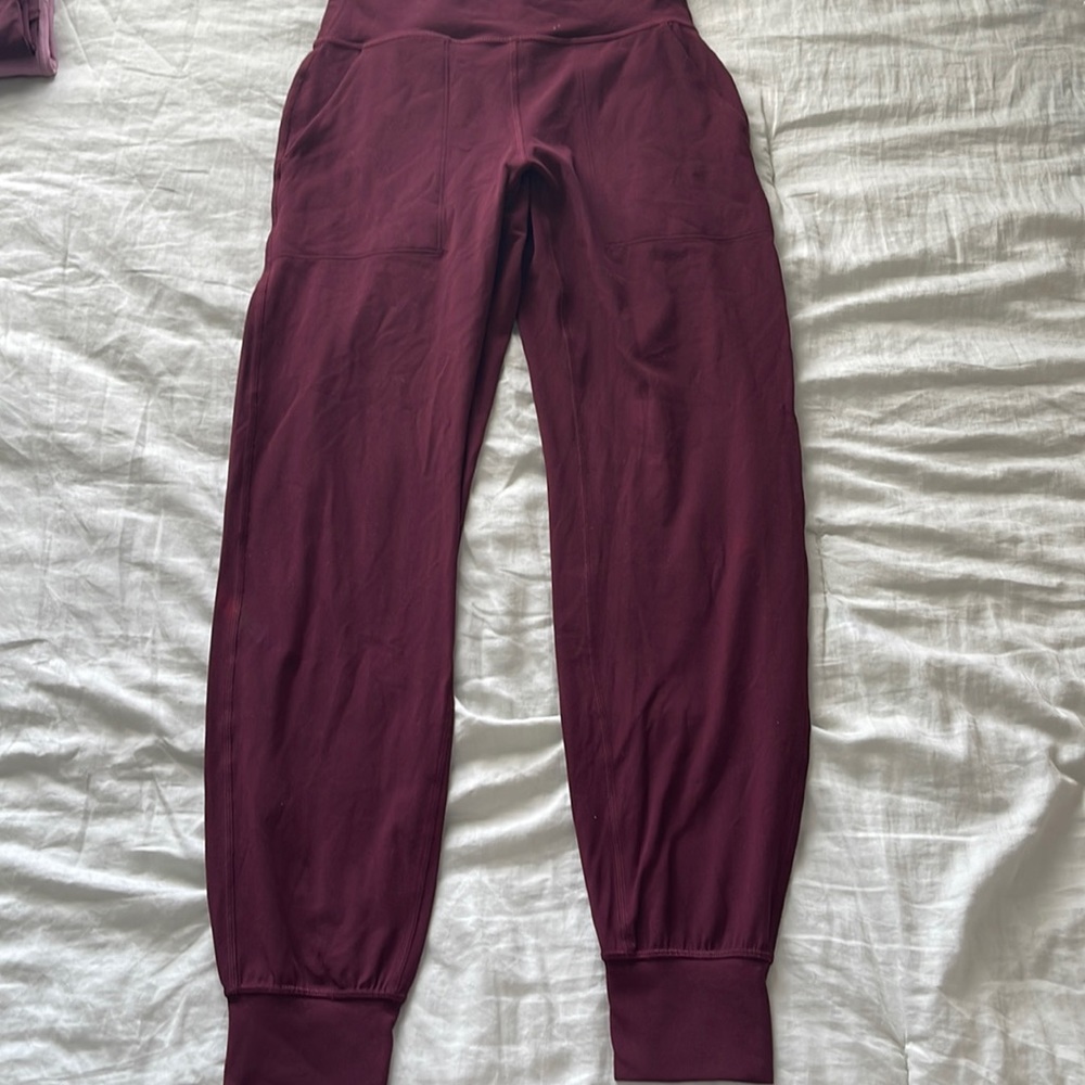 Maroon Lululemon Joggers